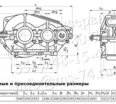 Редуктор РМ 250  чертеж