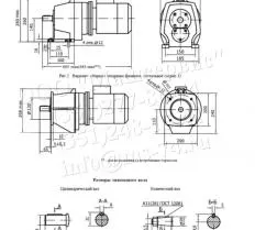 Мотор-редуктор 4МЦ2С-63 схема