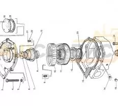 Вал-шестерня ДЗ-98.29.00.015 ДЗ-98 чертеж