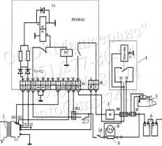 Выключатель батарей ВБ-404 (массы) МТЛБ схема с размерами