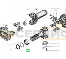 Обойма 200-2201087 чертеж Обойма 200-2201087 чертеж