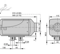 Отопитель Airtronic02 Четра чертеж