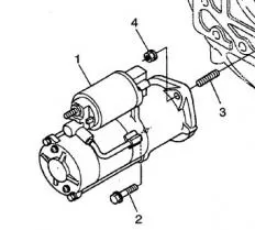 Стартер Perkins 2873K632 ЭО-3323, ЕК, ЕТ  чертеж