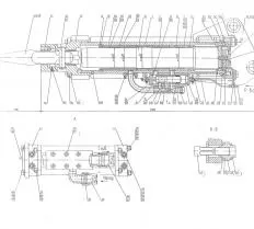 Стяжка гидромолота МГ-300.033.1.038 чертеж