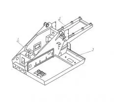 Рама поворотная в сборе КС-55730.50.000-06 чертеж