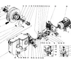 Механизм подъёма стрелы КС-4562 (в сборе)