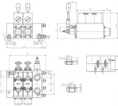 Гидрораспределитель УХЛ1 КС-45719-1А чертеж