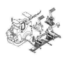 Механизм управления тормозами 64-13-128СП 390353 схема