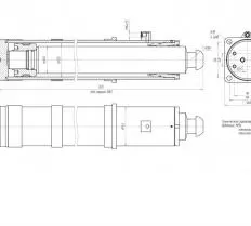 Гидроцилиндр вывешивания КС чертеж
