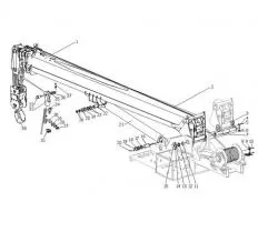 Стрела автокрана КС-45717-1Р.63.100 схема
