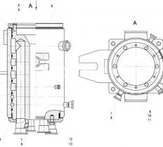 Коллектор центральный КС-5579Б.206.00.000-1-02 схема