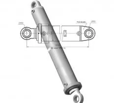Гидроцилиндр Ц 51.000 чертеж