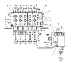 Гидрораспределитель У3.30.00.000-1 чертеж