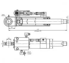 Гидроцилиндр ЦГ-60.40х170.13  чертеж