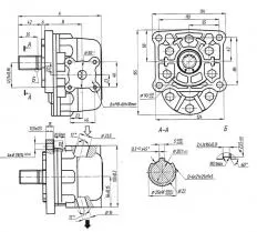 Насос НШ 32 чертеж