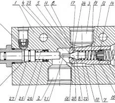 Клапан обратный управляемый МКТ-25 схема