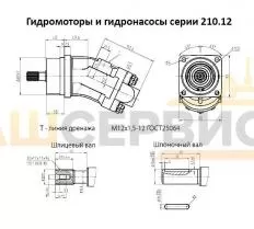 Гидронасос 210.12.03.05  чертеж