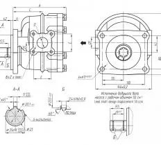 Гидромотор ГМШ 32А-3 схема