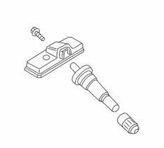 Датчик 42607-02031 (PMV-C210) Toyota Fortuner схема