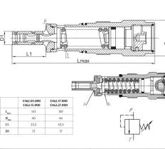 Предохранительный клапан Е462.05.000 схема