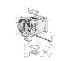 Корпус сцепления 70-1600010 МТЗ-80, МТЗ-82 чертеж