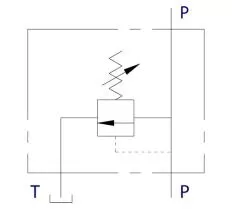 Предохранительный клапан VMPP 1 (50-400 BAR)  чертеж