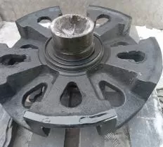 Колесо ведущее 720.114-14.02.1.000 РДК-25 схема с размерами