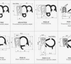 Уплотнитель УЭТ-6107802 схема