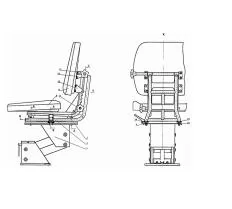 Кронштейн поворотный 312-00-86.00.005  чертеж