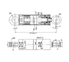 Цилиндр 313-00-23.90.100 чертеж