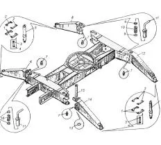 Ось КС-55727А0.00.001 автокрана КС-55727