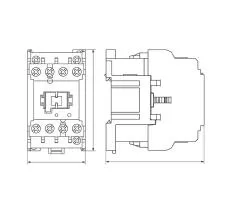 Контактор ID-1 25А 220В 50Гц чертеж