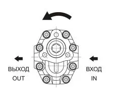 Насос NPH-43 UNI L 10501100442  чертеж