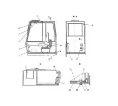 Козырек солнцезащитный КС-45724.52.150-1 кабины автокрана КС-45719-1А фото