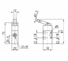 Распределитель 358-D15-9A5 чертеж Распределитель 358-D15-9A5 чертеж
