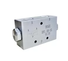 Делитель потока V1024 DFL 20-32  схема с размерами