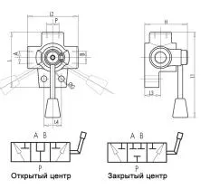 Дивертор IF 4 VIE 3/8 чертеж Дивертор IF 4 VIE 3/8 чертеж
