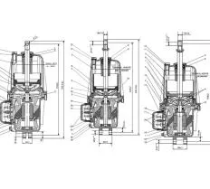 Гидротолкатель ТЭ-30 У2  схема с размерами