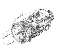 Диск ведомый в сборе Камаз 1878000205 КПП ZF 16S151 49-18780205 УРАЛ Урал чертеж