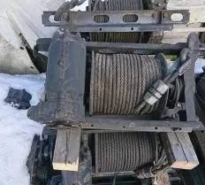 Лебедка передняя с редуктором и карданом в сборе 131-4501010-Б Лебедка передняя с редуктором и карданом в сборе 131-4501010-Б фото