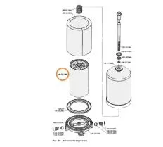 Элемент адсорбирующий (внутрен. сменный) для влагомаслоотделителя (ЗАО РААЗ) 100-3511040 схема