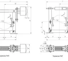 Тормоз крановый ТКП-600 чертеж Тормоз крановый ТКП-600 чертеж
