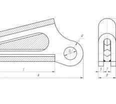 Коуш клиновой Г7-1-1 ДЭК-251 чертеж
