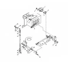 Пружина газовая выравнивание ковша 6106239M91 чертеж Пружина газовая выравнивание ковша 6106239M91 чертеж