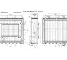 Блок радиаторов 238.1301.000 ТУ 23-461771-0-59-89Е  чертеж