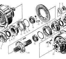 Фрикцион бортовой правый 24-16-101-01СП для фрикционов Б12 Б-12 чертеж