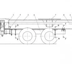 Надрамник КС-55730.31.400 автокрана КС-55730 чертеж