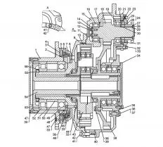 Редуктор 64-19-116-01СП Б-14 чертеж