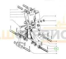Шплинт ПЭФ-1Б, ПЭ-Ф-1БМ 77391 ПЭ-Ф-1БМ схема с размерами