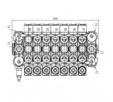 Гидрораспределитель 4E-F7SP чертеж